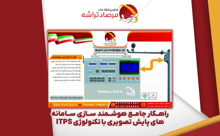  راهکار جامع هوشمند سازی سامانه های پایش تصویری با تکنولوژی ITPS
